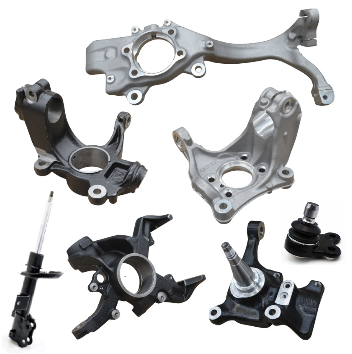 Other sheet-metal parts in assorted materials and functions
